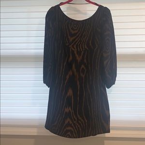 Parker Silk Animal print Backless Mini Dress
